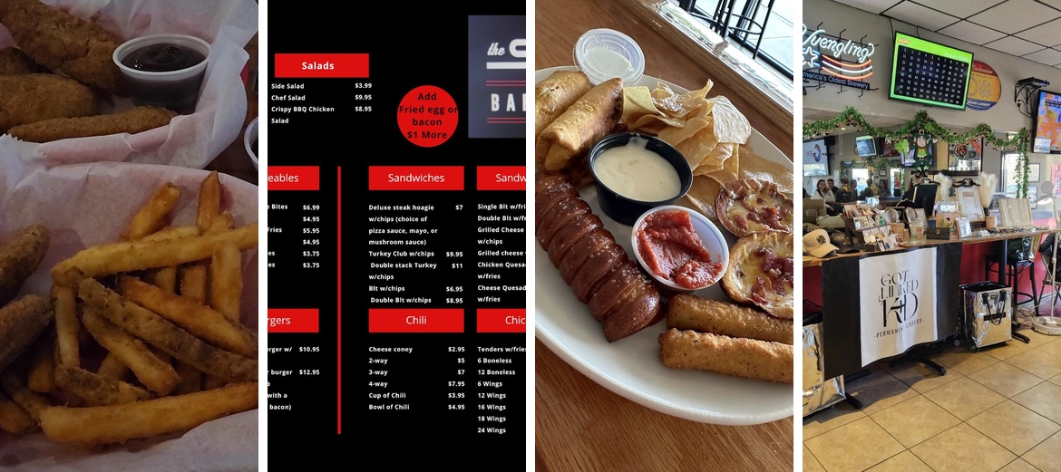 The Spot Bar & Grill Menu
