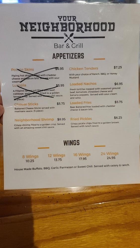 The Spot Bar & Grill Menu image 4